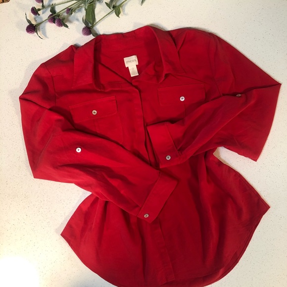 Chico's Tops - 🔥 Chicos button up shirt
